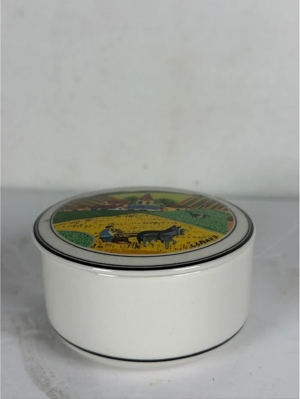 Villeroy & Boch Design Naïf Laplau Lidded Jar Porcelain Bowl Storage S-15